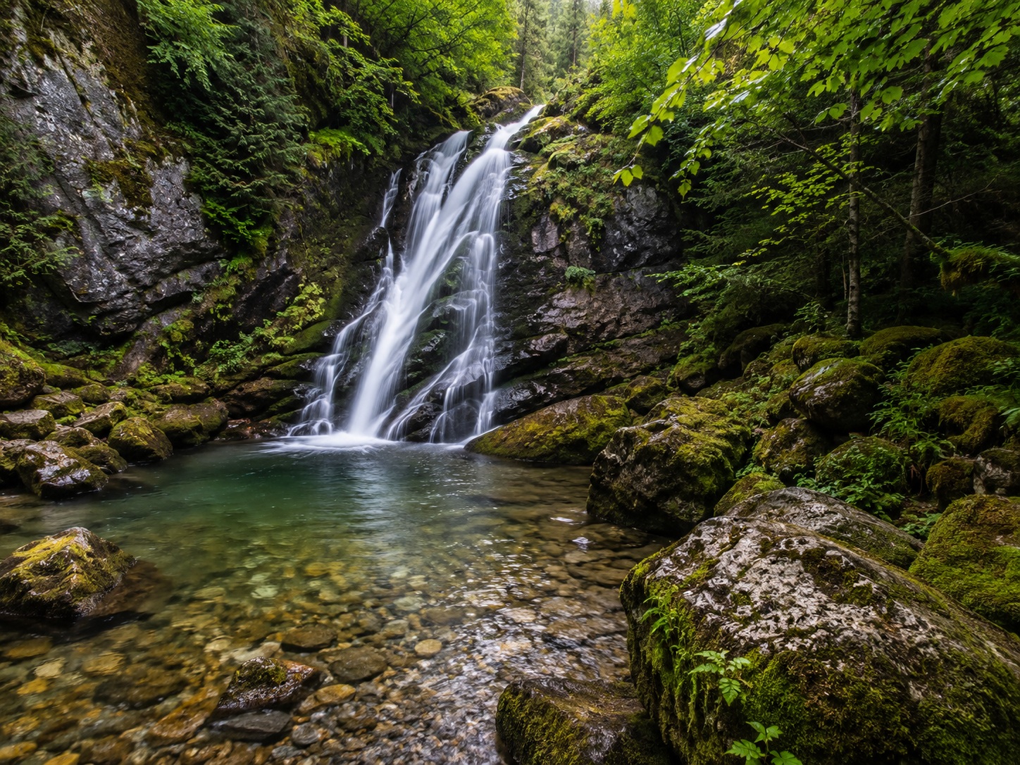 Hidden Falls nature photo